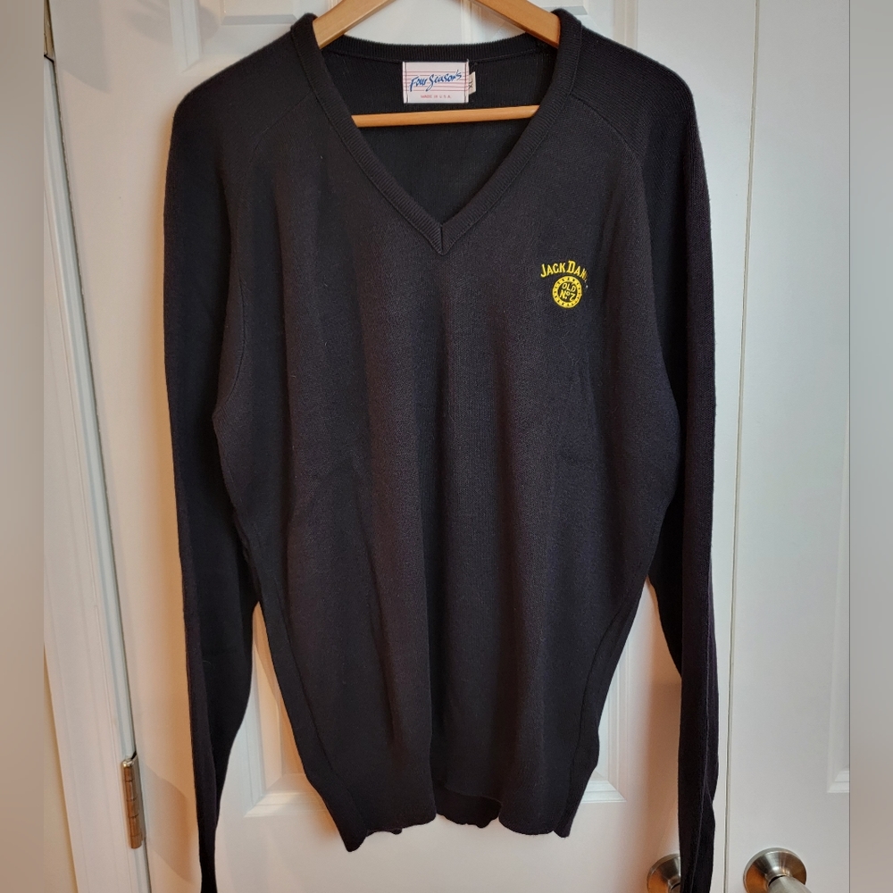 Four Seasons V Neck‎ Jack Daniel’s Old No. 7 Sweater XL